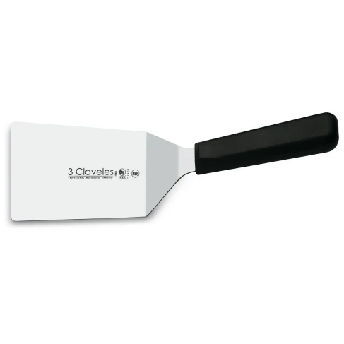 ESPÁTULA CURVADA SEMIFLEXIBLE PLANCHA 9X11CM 3C