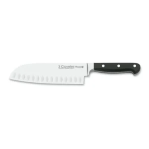 CUCHILLO FORJADO SANTOKU ALVEOLADO BAVARIA 18 cm - 7" E 3C