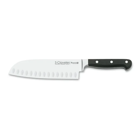 CUCHILLO FORJADO SANTOKU ALVEOLADO BAVARIA 18 cm - 7" E 3C