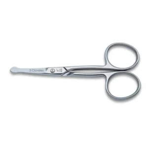 TIJERA BEBE CURVA INOX 4" D 3C