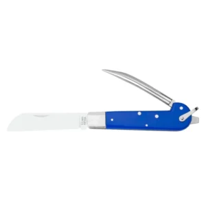 NAVAJA DE MARINERO AZUL HOJA 9CM + PUNZÓN ICEL