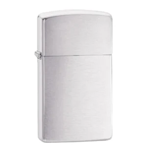 GRIS ARMOR SLIM CEPILLADO ENCENDEDOR ZIPPO