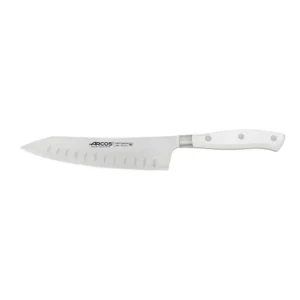 CUCHILLO ROCKING SANTOKU RIVIERA BLANCO 18CM ARCOS