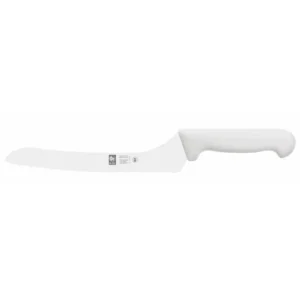 CUCHILLO PANERO SANDWICH CURVO 23CM BLANCO PP ICEL