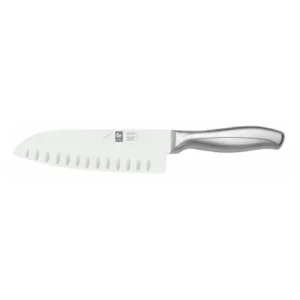 CUCHILLO SANTOKU ALVEOLOS 17CM ABS STEEL ICEL