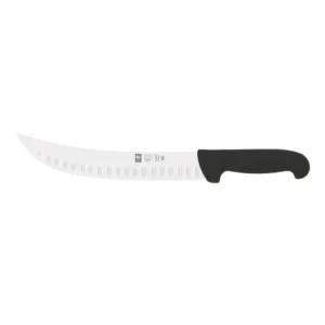 CUCHILLO CURVO CARNICERO ALVÉOLOS 30CM NEGRO PROFLEX ICEL