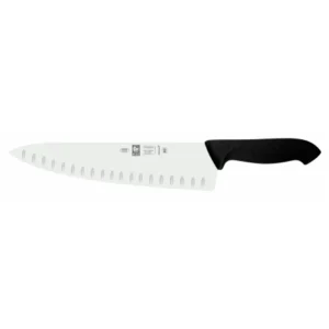 CUCHILLO CHEF ALVÉOLOS 25CM NEGRO PROFLEX ICEL