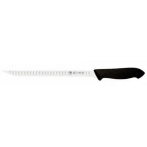 CUCHILLO JAMONERO PROFLEX ALVÉOLOS 24CM NEGRO ICEL