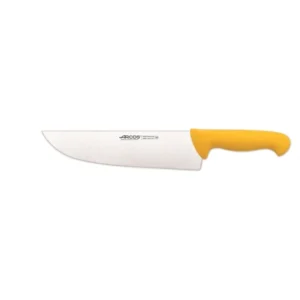 CUCHILLO MIXTO CARNICERO-CHEF AMARILLO 25CM ARCOS