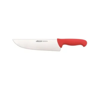CUCHILLO MIXTO CARNICERO-CHEF ROJO 25CM ARCOS