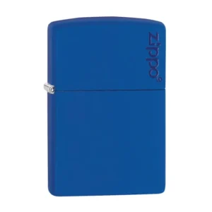 AZUL MATE CON LOGO ZIPPO ENCENDEDOR