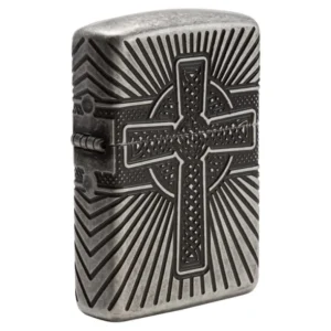 CRUZ CELTA TALLADA ENCENDEDOR ZIPPO