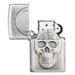 CALAVERA - CRANEO CON CEREBRO ENCENDEDOR ZIPPO