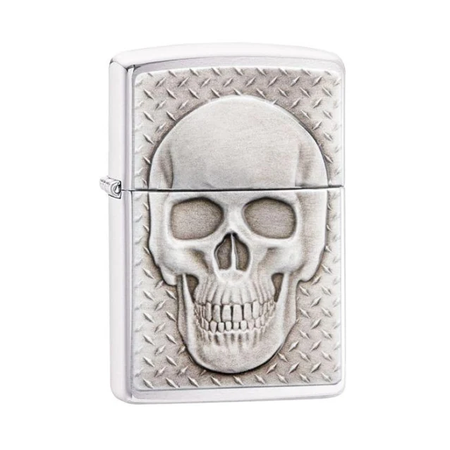 CALAVERA - CRANEO CON CEREBRO ENCENDEDOR ZIPPO - Imagen 3