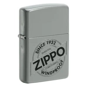 ZIPPO LOGO GRIS ENCENDEDOR