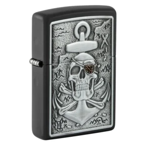 ANCLA CON CALAVERA ENCENDEDOR ZIPPO