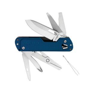 FREE T4 LEATHERMAN AZUL - NAVAJA MULTIUSOS