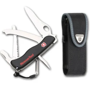 RESCUE TOOL NEGRA + FUNDA VICTORINOX