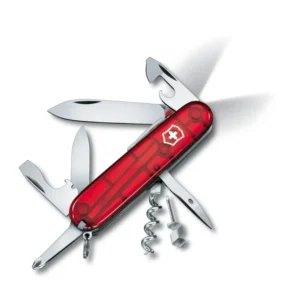 SPARTAN LITE - 15 USOS, 91MM, ROJO TRANSPARENTE VICTORINOX DESCATALOGADA