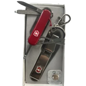 PACK CLASSIC MIDNITE 58MM CON MOSQUETÓN VICTORINOX DESCATALOGADA