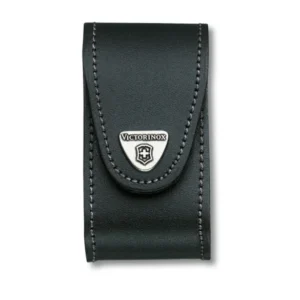 FUNDA PIEL NEGRA ANCHA PARA 91MM VICTORINOX
