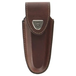 FUNDA CUERO MARRÓN TRIANGULAR VICTORINOX DESCATALOGADA