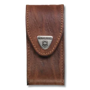 FUNDA CUERO MARRÓN ANCHA 91MM VICTORINOX