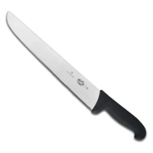 CUCHILLO CARNICERO RECTO 31CM FIBROX NEGRO VICTORINOX