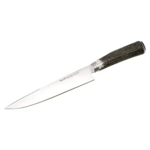 CUCHILLO GAUCHO ASTA DE CIERVO CON ROSETA 20CM MUELA