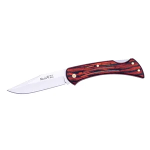 NAVAJA 9CM CON BLOQUEO MUELA CACHAS CORAL PRENSADA