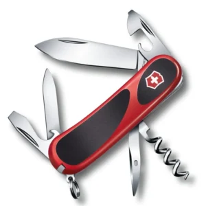 EVOGRIP 10 ROJA-NEGRA 13 USOS 85MM VICTORINOX DESCATALOGADA