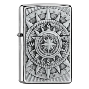 ROSA VIENTOS N-S-E-O ENCENDEDOR ZIPPO