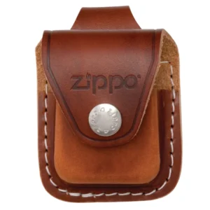 FUNDA MARRÓN CUERO ENCENDEDOR ZIPPO