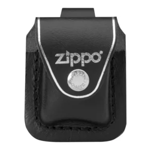 FUNDA NEGRA PIEL ENCENDEDOR ZIPPO
