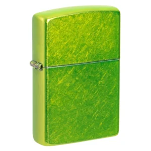 VERDE BRILLANTE ESMALTADO ENCENDEDOR ZIPPO