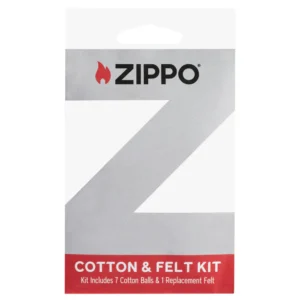 KIT FIELTRO + 7 BOLAS ALGODÓN ENVASE PAPEL ZIPPO