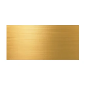 PLACA DE ALUMINIO DORADA 104X50 MM
