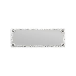 PLACA PARA GRABADO PLATEADA 73X28 MM